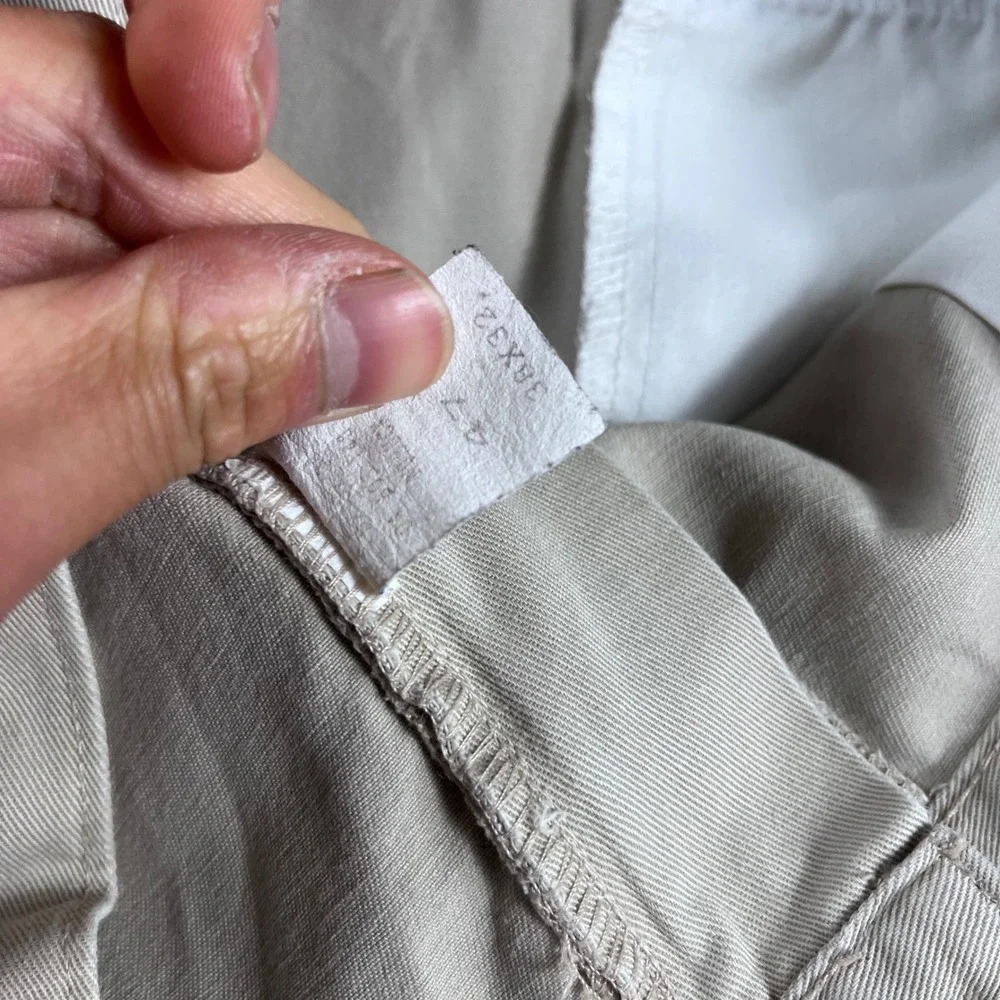 Polo Ralph Lauren Andrew Pant Mens 38x32 Tan Khaki‎ Pleated Chino Twill Trousers